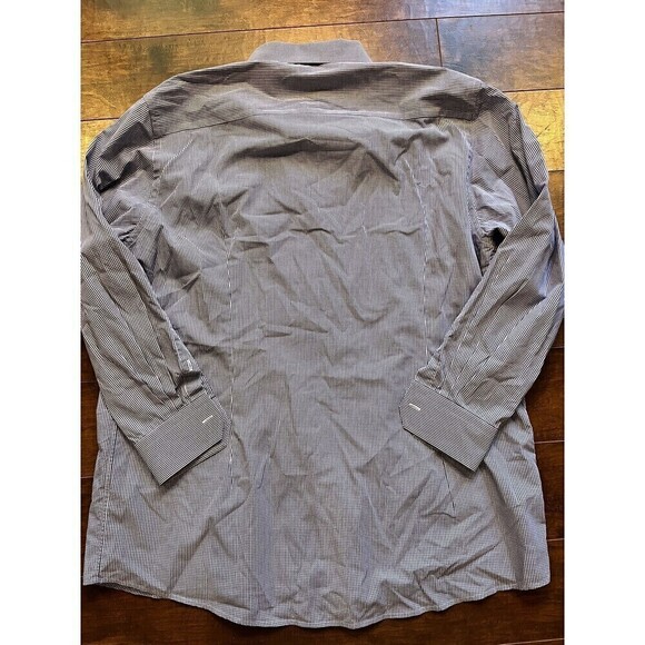 Eton Mens Button Up Casual Contemporary Dress Shirt Size 47 18.5 - Picture 6 of 7